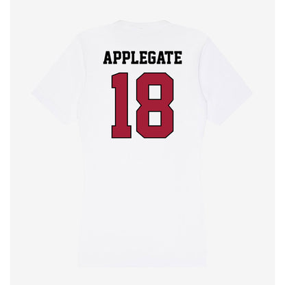 St. Joe's - NCAA Baseball : Carson Applegate - Women's V-Neck T-Shirt-1