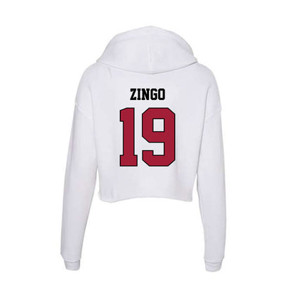 St. Joe's - NCAA Men's Lacrosse : James Zingo - Women's Crop Fleece Hoodie-1