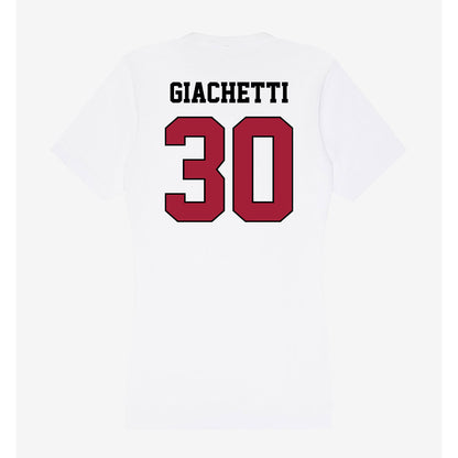 St. Joe's - NCAA Men's Lacrosse : Charlie Giachetti - Women's V-Neck T-Shirt-1