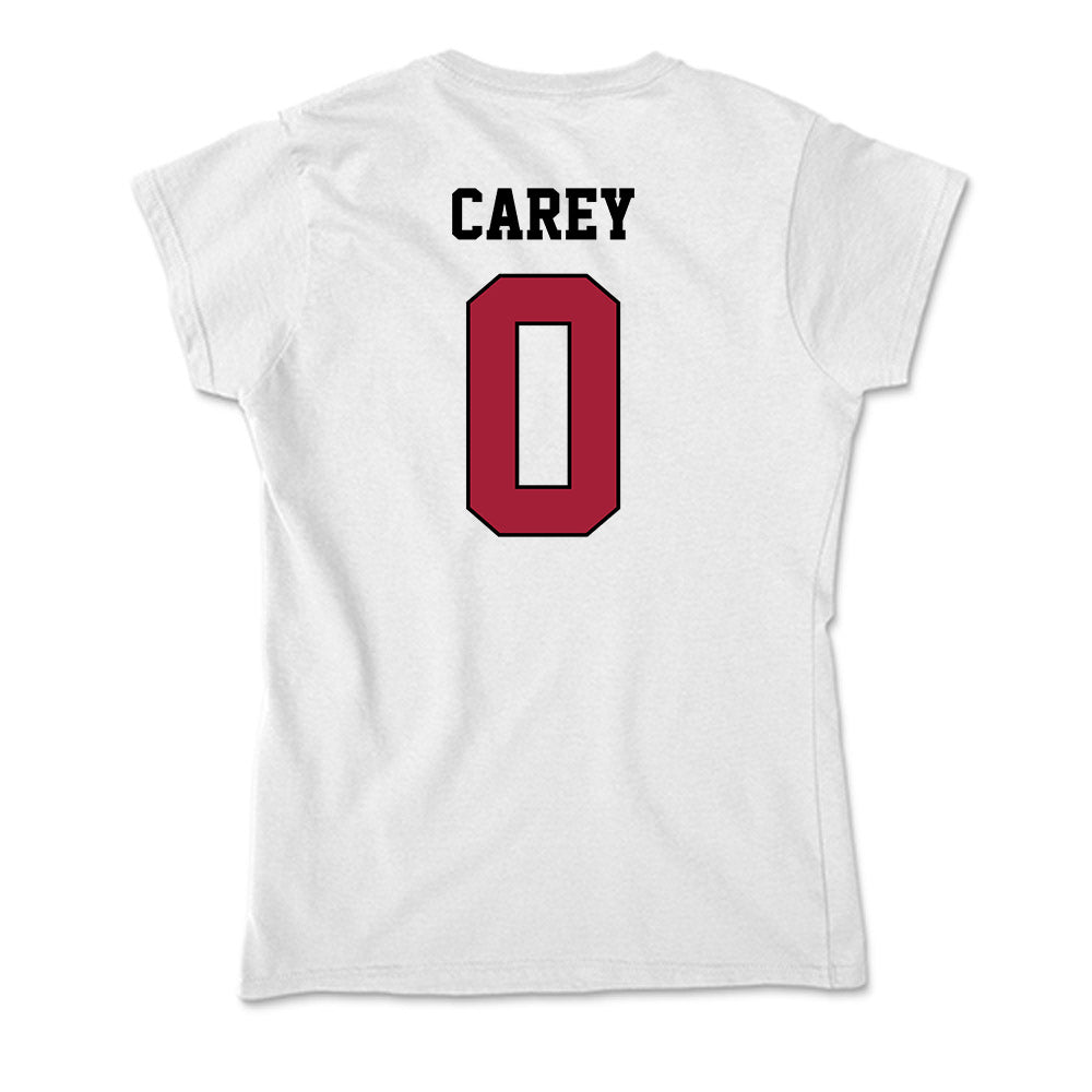 St. Joe's - NCAA Men's Basketball : Logan Carey - Soft Style Women’s T-Shirt-1