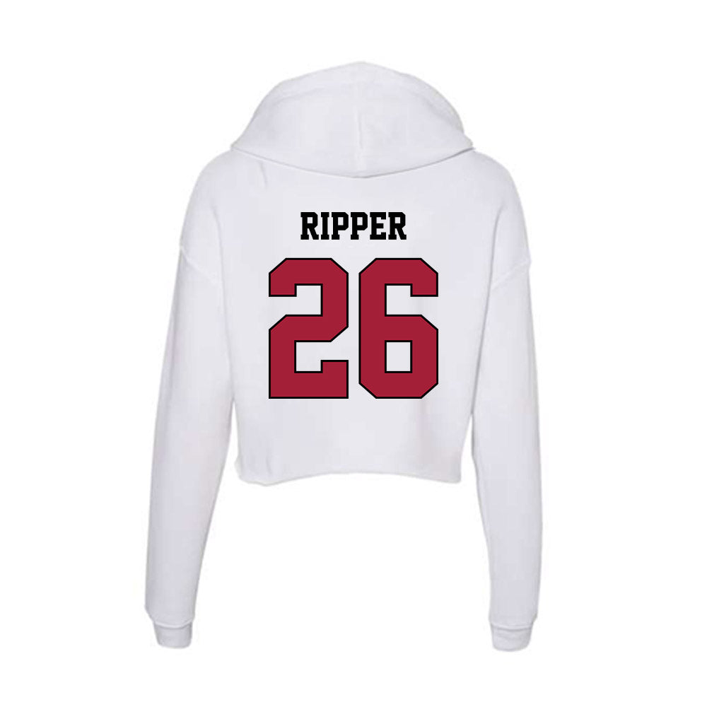 St. Joe's - NCAA Softball : Kayla Ripper - Women's Crop Fleece Hoodie-1