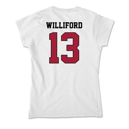 St. Joe's - NCAA Men's Basketball : Austin Williford - Soft Style Women’s T-Shirt-1