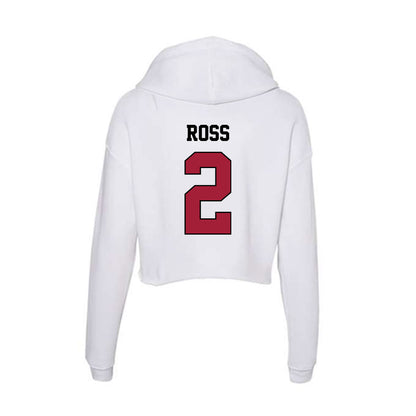 St. Joe's - NCAA Men's Soccer : Jake Ross - Women's Crop Fleece Hoodie-1