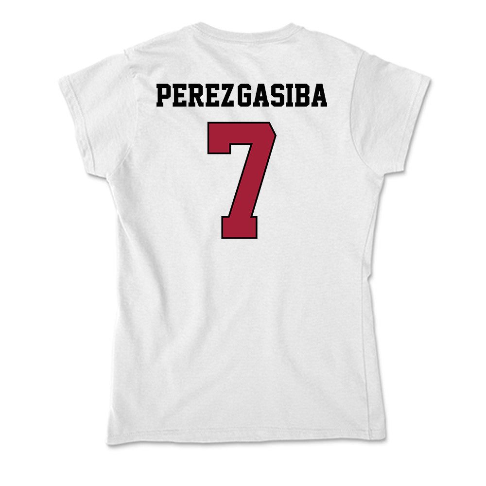 St. Joe's - NCAA Men's Soccer : Sebastian Perez-Gasiba - Soft Style Women’s T-Shirt-1