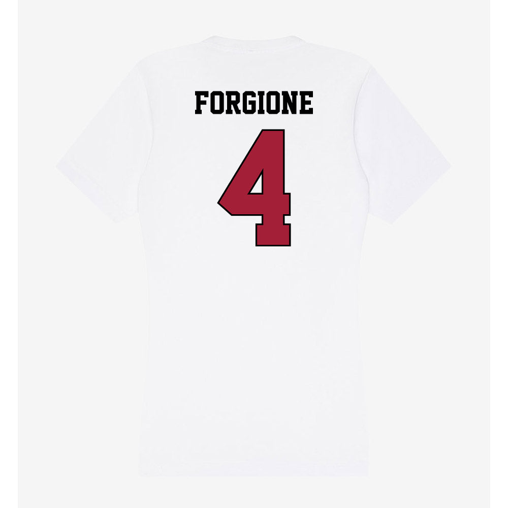 St. Joe's - NCAA Baseball : Max Forgione - Women's V-Neck T-Shirt-1