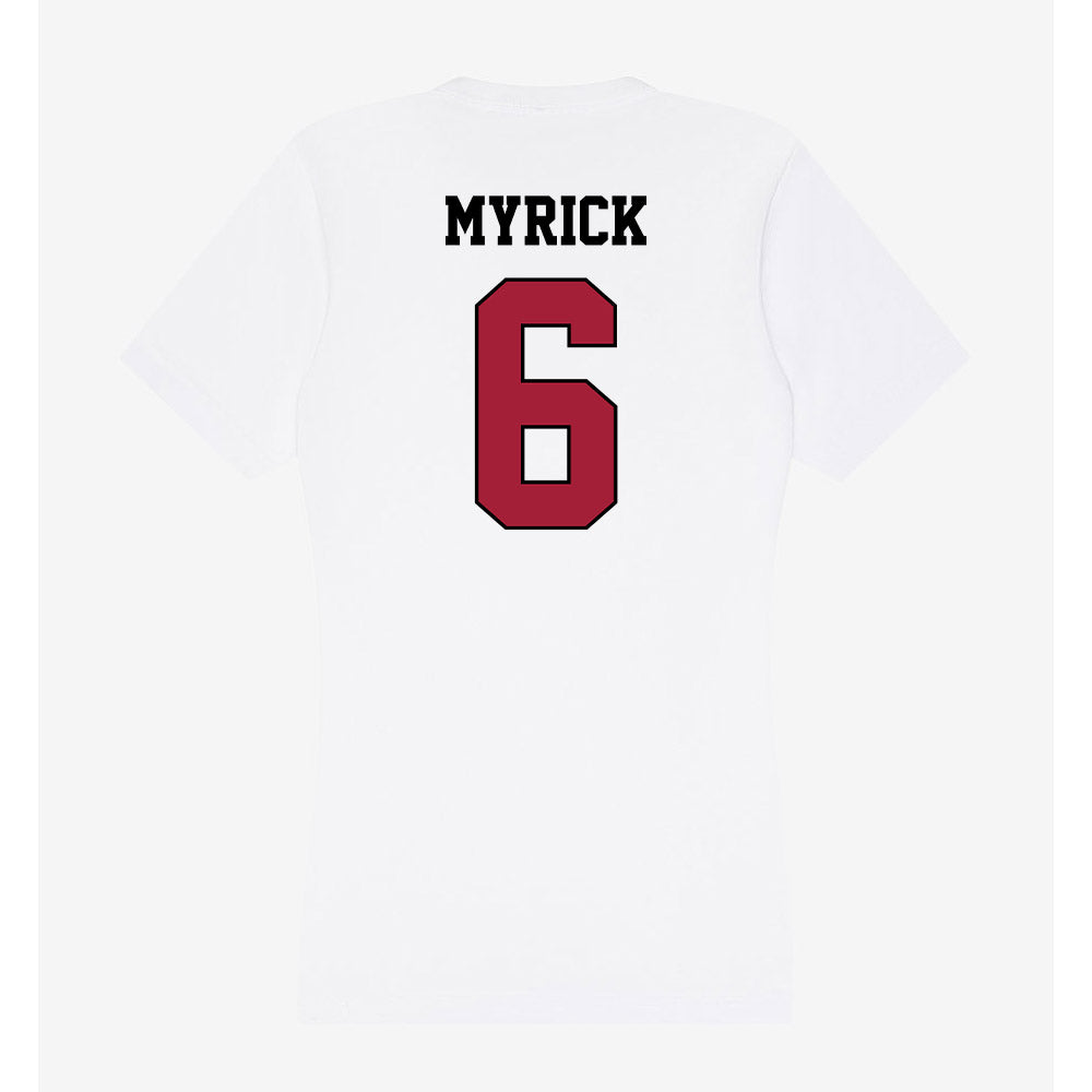 St. Joe's - NCAA Men's Soccer : Robert Myrick - Women's V-Neck T-Shirt-1