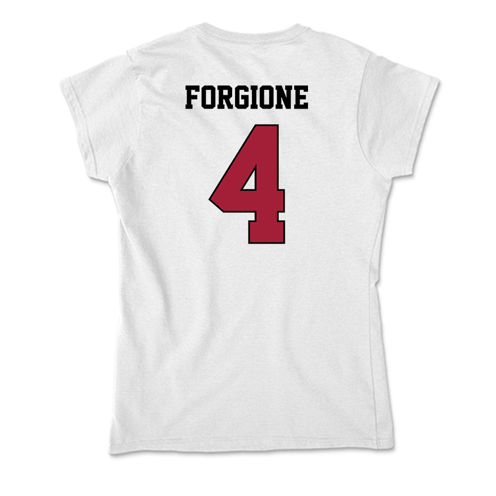 St. Joe's - NCAA Baseball : Max Forgione - Soft Style Women’s T-Shirt-1