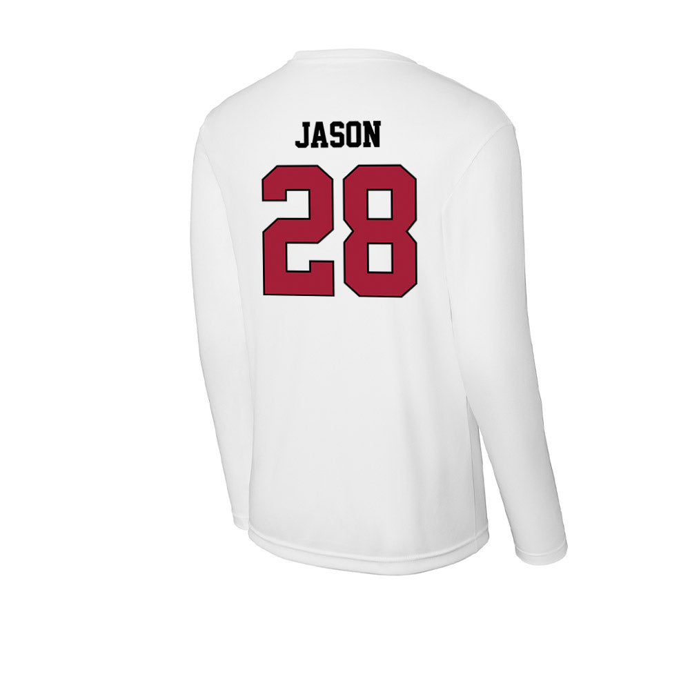 St. Joe's - NCAA Men's Lacrosse : Jesse Jason - Activewear Long Sleeve T-Shirt-1