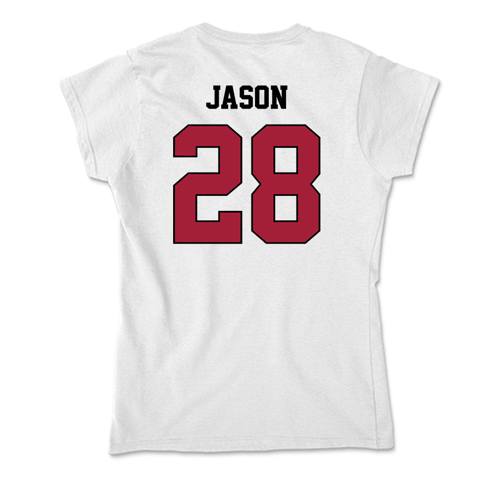 St. Joe's - NCAA Men's Lacrosse : Jesse Jason - Soft Style Women’s T-Shirt-1