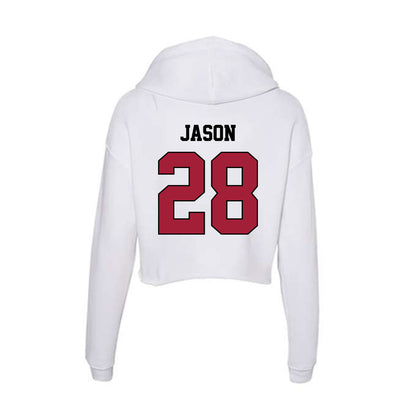 St. Joe's - NCAA Men's Lacrosse : Jesse Jason - Women's Crop Fleece Hoodie-1