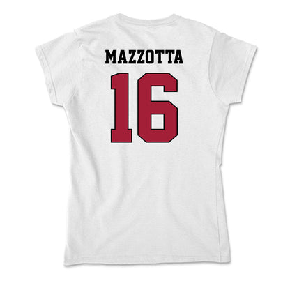 St. Joe's - NCAA Men's Soccer : Matteo Mazzotta - Soft Style Women’s T-Shirt-1