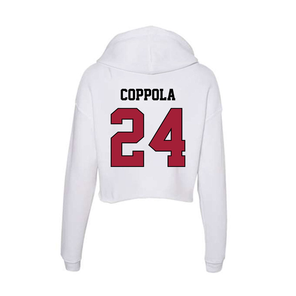 St. Joe's - NCAA Baseball : Christian Coppola - Women's Crop Fleece Hoodie-1