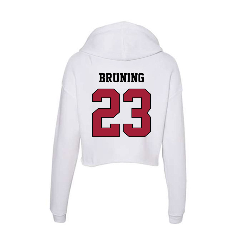 St. Joe's - NCAA Women's Field Hockey : Kiki Bruning - Women's Crop Fleece Hoodie-1