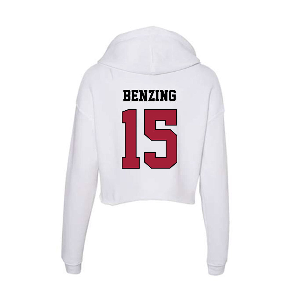 St. Joe's - NCAA Women's Soccer : Olivia Benzing - Women's Crop Fleece Hoodie-1