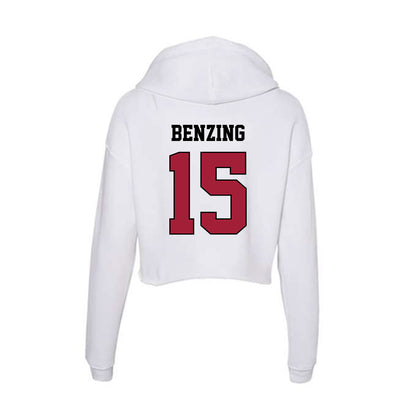 St. Joe's - NCAA Women's Soccer : Olivia Benzing - Women's Crop Fleece Hoodie-1