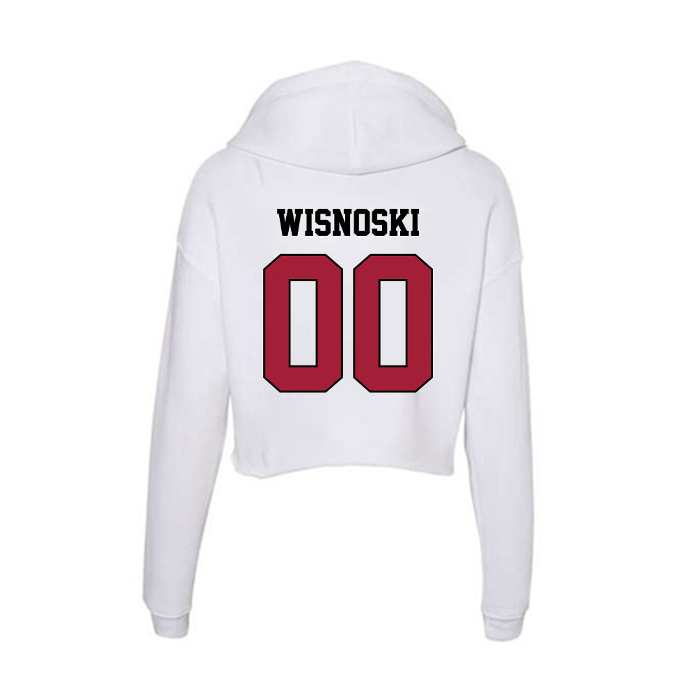 St. Joe's - NCAA Baseball : Gavin Wisnoski - Women's Crop Fleece Hoodie-1