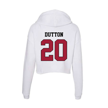 St. Joe's - NCAA Men's Lacrosse : Ben Dutton - Women's Crop Fleece Hoodie-1