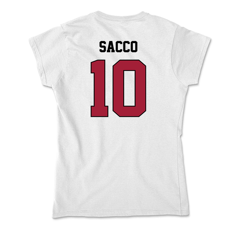 St. Joe's - NCAA Men's Basketball : Keoni Sacco - Soft Style Women’s T-Shirt-1