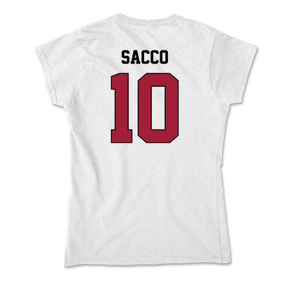 St. Joe's - NCAA Men's Basketball : Keoni Sacco - Soft Style Women’s T-Shirt-1