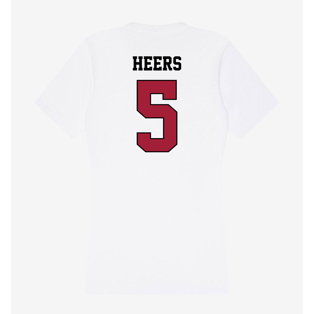 St. Joe's - NCAA Softball : Alivia Heers - Women's V-Neck T-Shirt-1