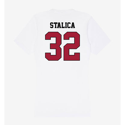St. Joe's - NCAA Softball : Lauren Stalica - Women's V-Neck T-Shirt-1