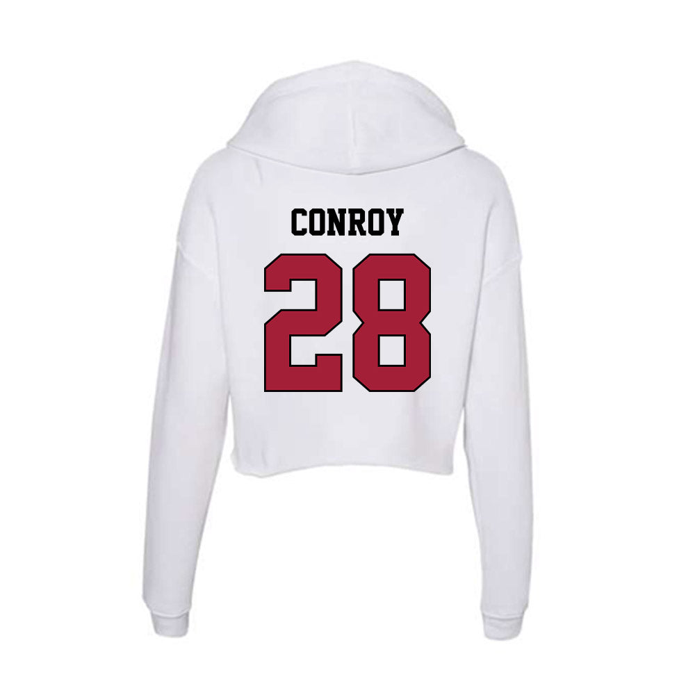 St. Joe's - NCAA Women's Soccer : Lila Conroy - Women's Crop Fleece Hoodie-1