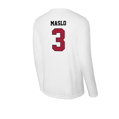 St. Joe's - NCAA Baseball : Augie Maslo - Activewear Long Sleeve T-Shirt-1