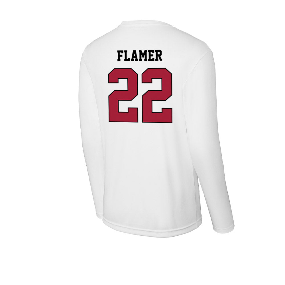 St. Joe's - NCAA Men's Basketball : Donovan Flamer - Activewear Long Sleeve T-Shirt-1