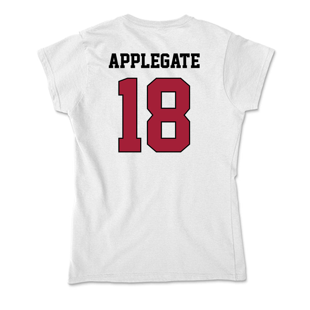 St. Joe's - NCAA Baseball : Carson Applegate - Soft Style Women’s T-Shirt-1