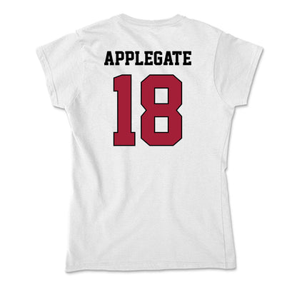 St. Joe's - NCAA Baseball : Carson Applegate - Soft Style Women’s T-Shirt-1