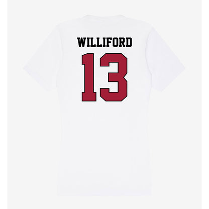 St. Joe's - NCAA Men's Basketball : Austin Williford - Women's V-Neck T-Shirt-1