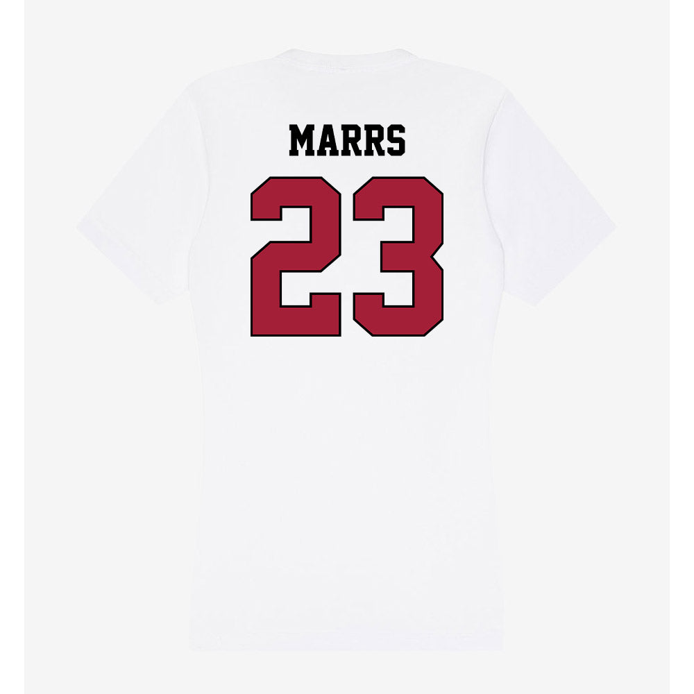 St. Joe's - NCAA Men's Basketball : Gavin Marrs - Women's V-Neck T-Shirt-1