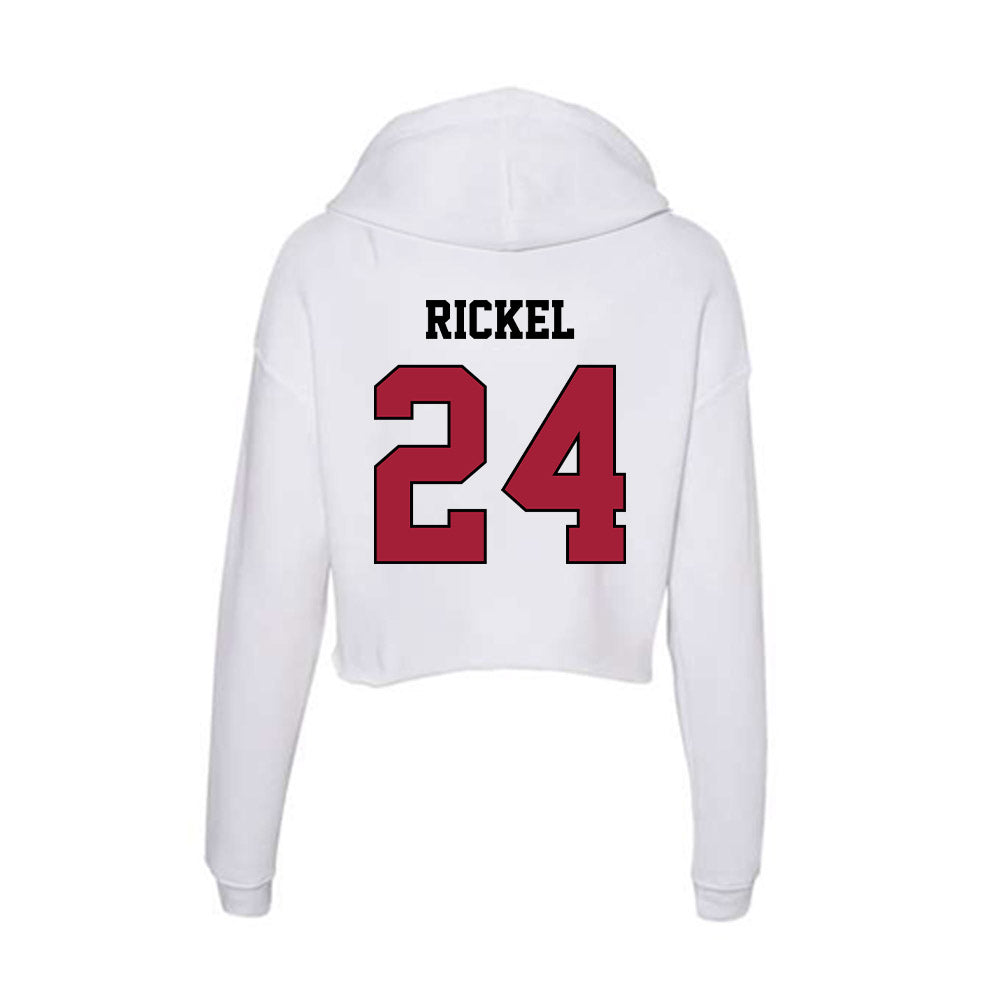 St. Joe's - NCAA Men's Lacrosse : Holden Rickel - Women's Crop Fleece Hoodie-1