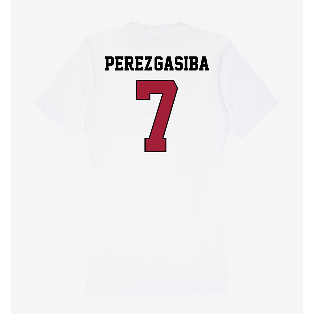 St. Joe's - NCAA Men's Soccer : Sebastian Perez-Gasiba - Women's V-Neck T-Shirt-1