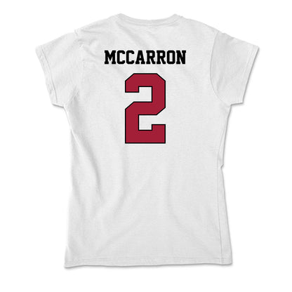 St. Joe's - NCAA Baseball : Duke McCarron - Soft Style Women’s T-Shirt-1