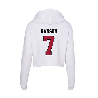 St. Joe's - NCAA Men's Basketball : Bj Ranson - Women's Crop Fleece Hoodie-1