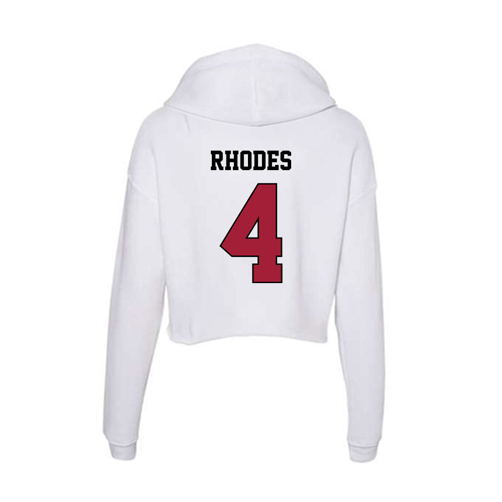 St. Joe's - NCAA Women's Soccer : Ashley Rhodes - Women's Crop Fleece Hoodie-1
