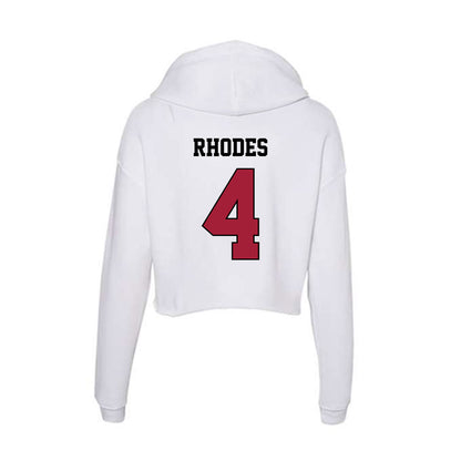 St. Joe's - NCAA Women's Soccer : Ashley Rhodes - Women's Crop Fleece Hoodie-1