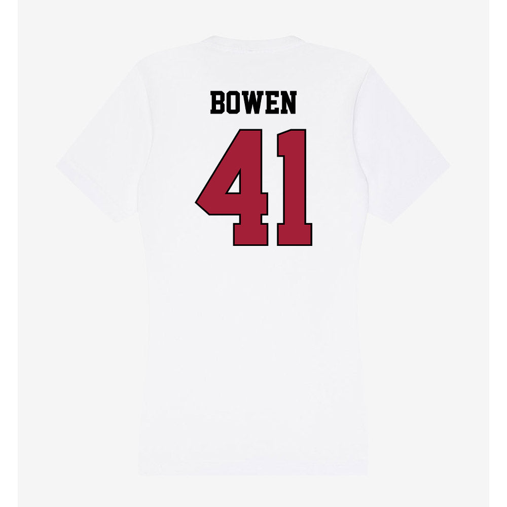 St. Joe's - NCAA Baseball : Ethan Bowen - Women's V-Neck T-Shirt-1