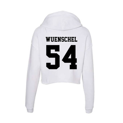 Lamar - NCAA Football : Mason Wuenschel - Women's Crop Fleece Hooded Sweatshirt-1