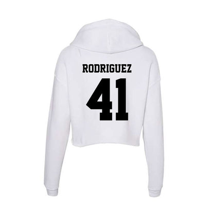 Lamar - NCAA Baseball : Gabriel Rodriguez - Women's Crop Fleece Hoodie-1
