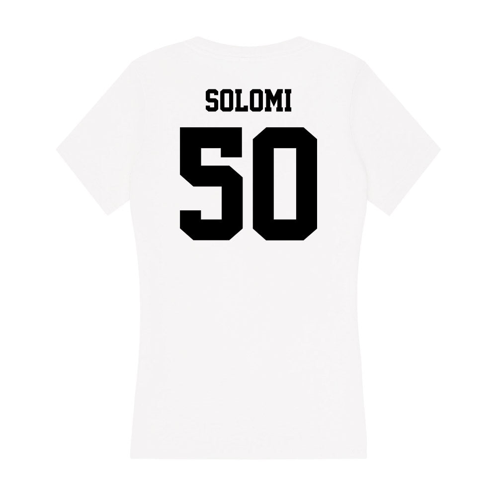 Lamar - NCAA Football : IyiolaOluwa Solomi - Women's V-Neck T-Shirt-1