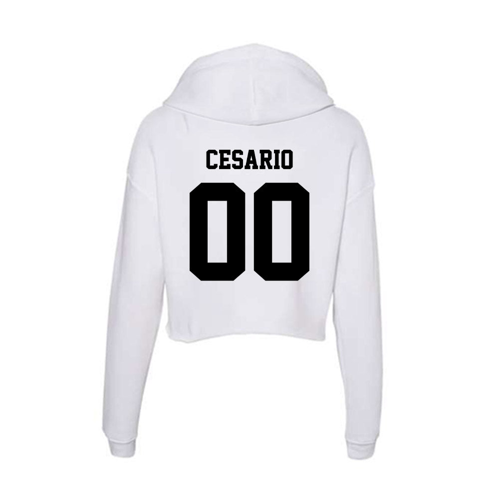 Lamar - NCAA Softball : Bri Cesario - Women's Crop Fleece Hoodie-1