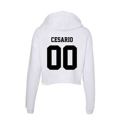 Lamar - NCAA Softball : Bri Cesario - Women's Crop Fleece Hoodie-1