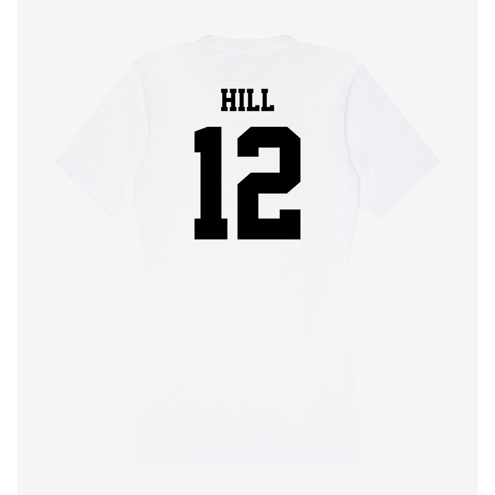 Lamar - NCAA Women's Volleyball : Grace Hill - Women's V-Neck T-Shirt-1