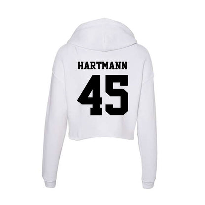Lamar - NCAA Baseball : Max Hartmann - Women's Crop Fleece Hoodie-1
