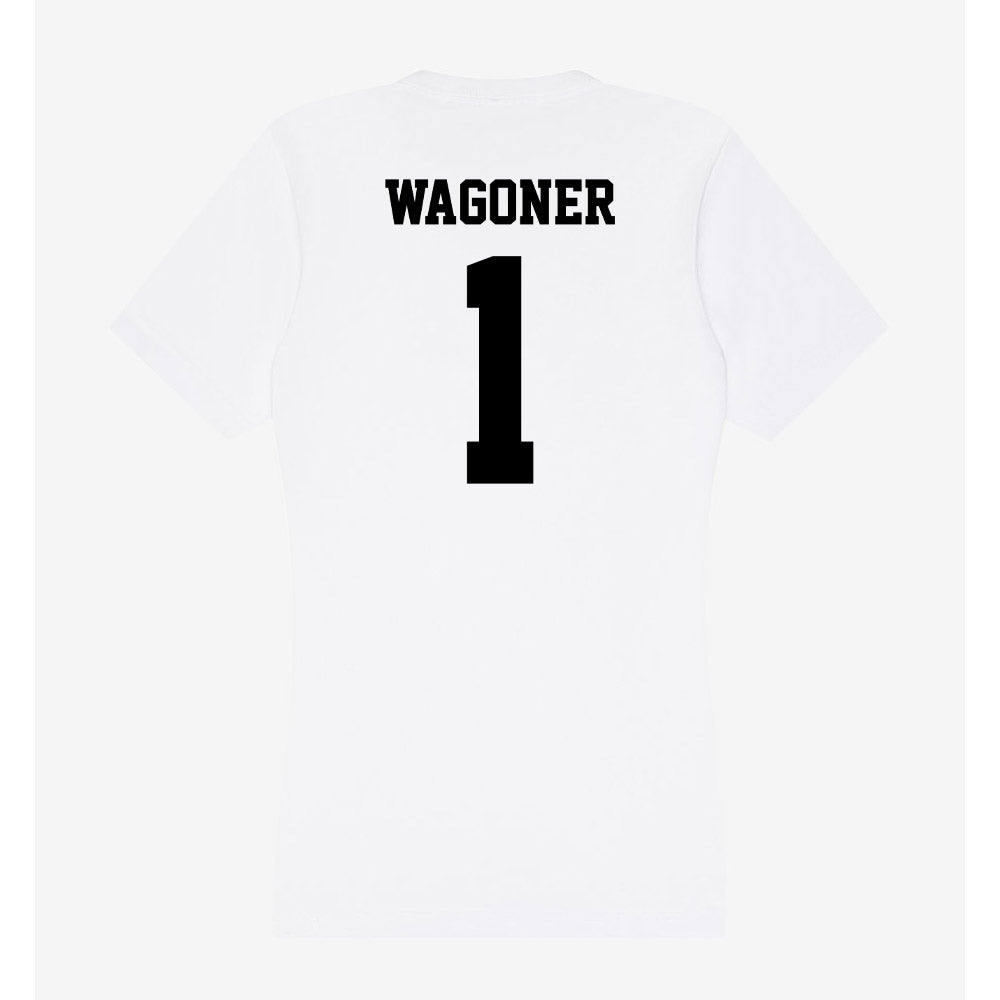 Lamar - NCAA Baseball : Jake Wagoner - Women's V-Neck T-Shirt-1