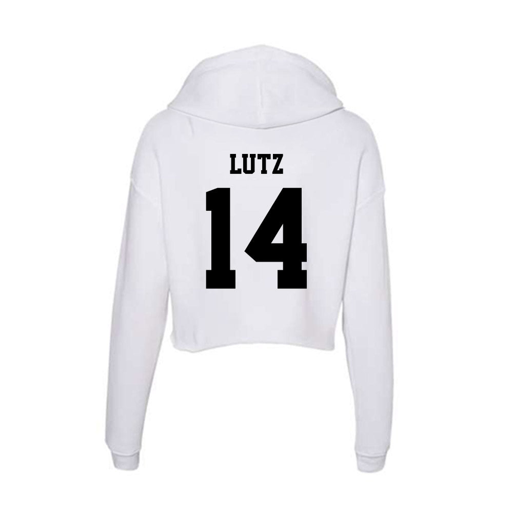 Lamar - NCAA Baseball : Travis Lutz - Women's Crop Fleece Hoodie-1