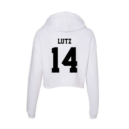 Lamar - NCAA Baseball : Travis Lutz - Women's Crop Fleece Hoodie-1