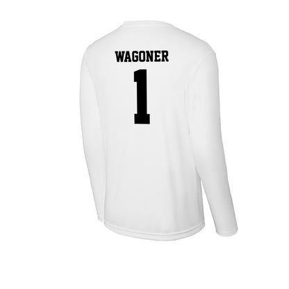 Lamar - NCAA Baseball : Jake Wagoner - Activewear Long Sleeve T-Shirt-1
